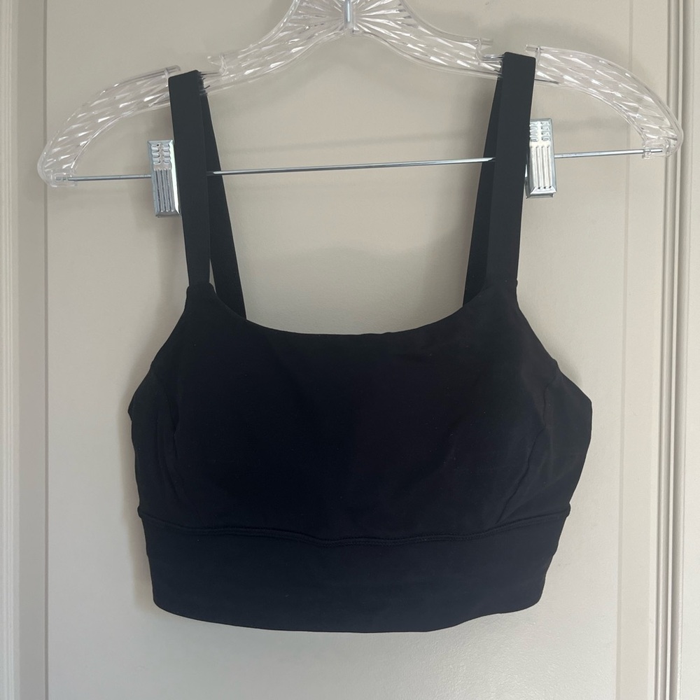 Lululemon Black Convertible 2-in-1 Crossback Normal High Support Sports Bra - 4